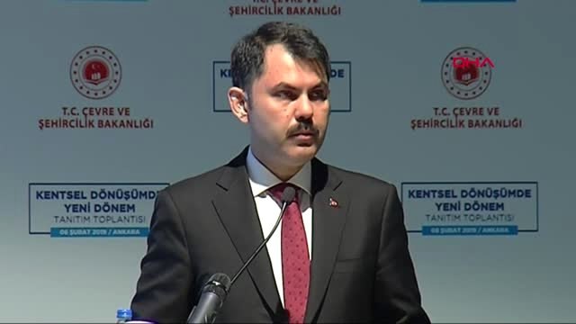 Çevre ve Şehircilik Bakanı Kurum Kentsel Dönüşüm Toplantısında Konuştu -2