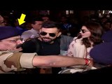 Virat Kohli Protects Wife Anushka Sharma From Harassment By Media & FANS At Mumbai Airport