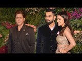 SRK's Grand ENTRY At Virat Kohli Anushka Sharma's Wedding Reception 2017 In Mumbai