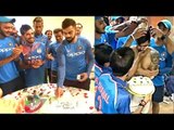 Virat Kohli,MS Dhoni Celebrate Manish Pandey's Birthday With Indian Cricket Team In South Africa