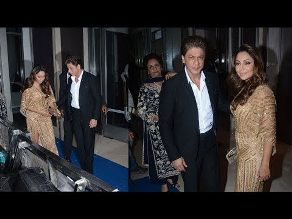 Shahrukh Khan's GRAND ENTRY With Wife Gauri Khan At Hello Hall Of Fame Awards 2018
