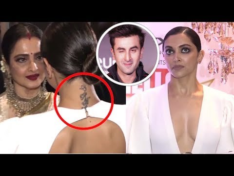 OMG! Deepika Padukone Still Has Ex Boyfriend Ranbir Kapoor's Name Tattoo Inked On Back Of Her Neck