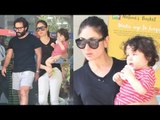 Taimur Ali Khan ENJOYING Outing With Mom Kareena Kapoor and Dad Saif ali Khan