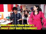 Jhanvi Kapoor & Ishaan Khattar ZINGAAT CRAZY DANCE At RED FM Radio During ZINGAAT Song Promotion