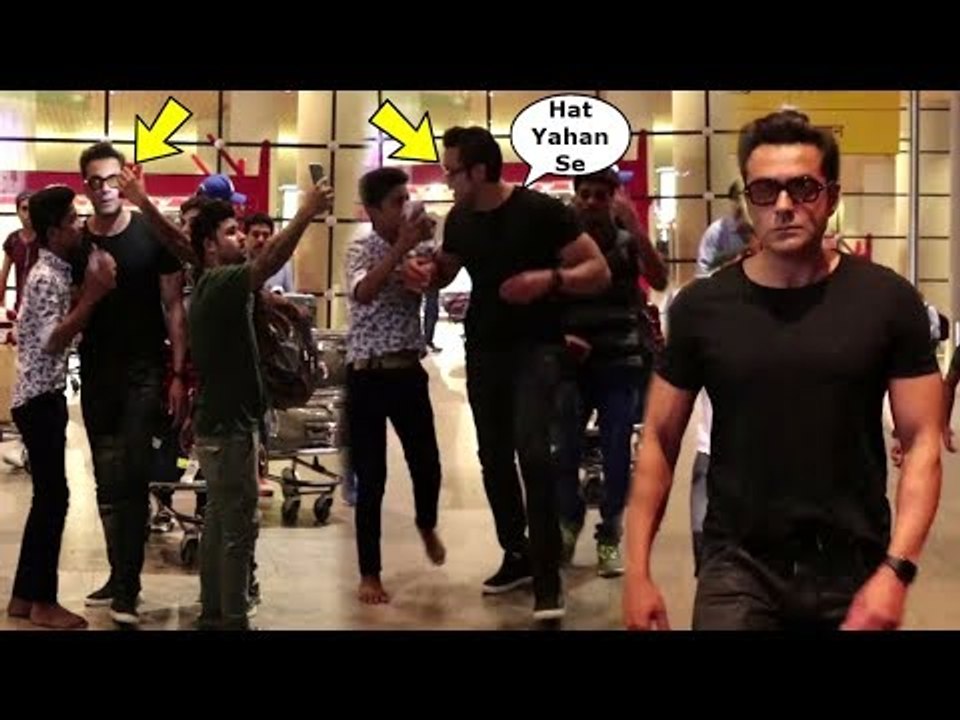 Bobby Deol FIGHTS With FANS At Airport After Getting Race 3 From Salman Khan | Race 3