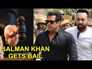 Скачать видео: Salman Khan Granted Bail In BlackBuck Case l Salman To Walk FREE From Jodhpur Jail TODAY