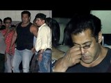 SHIRTLESS Salman Khan With Race 3 Team SPOTTED At Ramesh Taurani's Office In Bandra