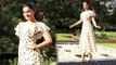 Spotted: Alia Bhatt Looks CUTE In White Polka Dot Dress At Karan johar's office | Raazi Promotions