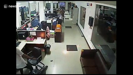 Woman's smartphone explodes at her desk, sending her to hospital