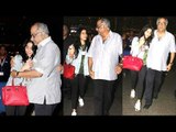 Doting Father Boney Kapoor Comes To Receive Daughter Jhanvi Kapoor At Mumbai Airport