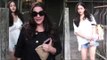 Sara Ali Khan With Her Mother Amrita Singh SPOTTED In Juhu
