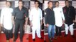 Salman Khan With Father Salim Khan And Brother Arbaaz Khan At Baba Siddique Ramzan Iftar Party 2018