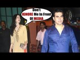 Salman Khan Brother Arbaaz Khan IGNORES His New GIRLFRIEND In Front Of Media At Ayush Eid party 2018