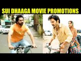 Varun Dhawan PROMOTES SUI DHAAGA Movie On A BICYCLE | Sui Dhaaga Made in India Movie Promotions