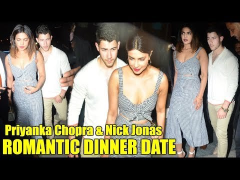 Priyanka Chopra With Boyfriend Nick Jonas and Mother Madhu Chopra On A Dinner Date At BKC In Mumbai