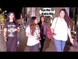 Sridevi's Daughter Khushi Kapoor With Step Sister Anshula Kapoor On a Movie Date At PVR Cinema Juhu
