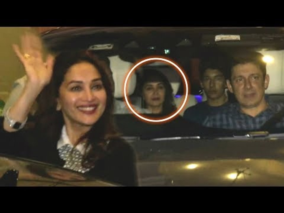 Madhuri Dixit With Family With SPOTTED At Sushant Singh Rajput House In Bandra