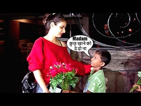 Beggar BEGS Fatima Sana Shaikh For Food...What Fatima Does Next Will SHOCK You