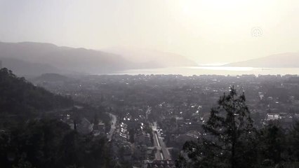 Marmaris'te Kuvvetli Rüzgar