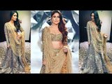 Kareena Kapoor  Walks Ramp In 30kg GOLD Lehenga | STUNNING Looks | India Couture Week 18