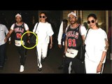 LOVE BIRD Ranveer Singh  & Deepika Padukone Walk by Hand In Hand | SPOTTED At Mumbai Airport