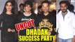 Jhanvi Kapoor & Ishaan Khattar's DHADAK Movie SUCCESS PARTY | Karan Johar. Shashank Khaitan