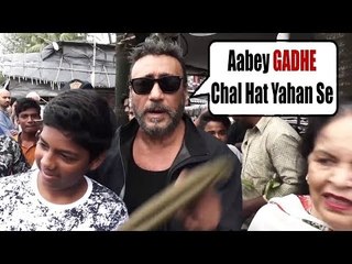 Jackie Shroff TROLLS & SCARES A Media Reporter During Unveiling Padma Bhushan Pran Chowk