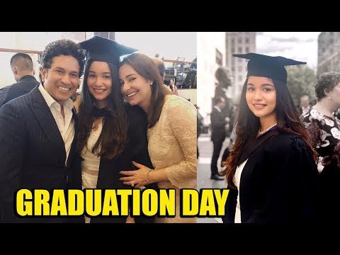 Sachin Tendulkar's Daughter Sara Tendulkar GRADUATION CEREMONY | Proud Father