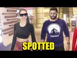 Malaika Arora with BF Arjun Kapoor SPOTTED at Mumbai Airport returning from Vaccation