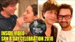 Inside Video : Shahrukh Khan CELEBRATES B'day with Wife Gauri Khan & Aamir Khan