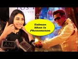 Salman Khan's Discovery Warina Hussain reaction on Bharat movies Teaser.