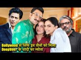 SH0CKING : ONLY SRK, Sanjay Leela Bhansali & Farah Khan INVITED for Deepveer Marriage Ceremony