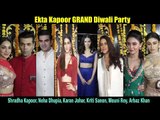 Ekta Kapoor's BIG DIWALI PARTY 2018 | Shradha Kapoor, Mouni Roy, Karan Johar, Neha Dhupia