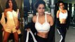 Hina Khan Flaunt Her S#xy Figure  Gym Workout