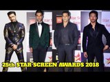 Most Handsome Hero in Bollywood Is..@Star Screen Awards 2018 | Salman Khan, Ranveer , Tiger