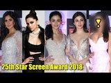Best Looking Bollywood actress @ Star Screen Awards 2018 | Katrina, Deepika, Alia, Jacqueline