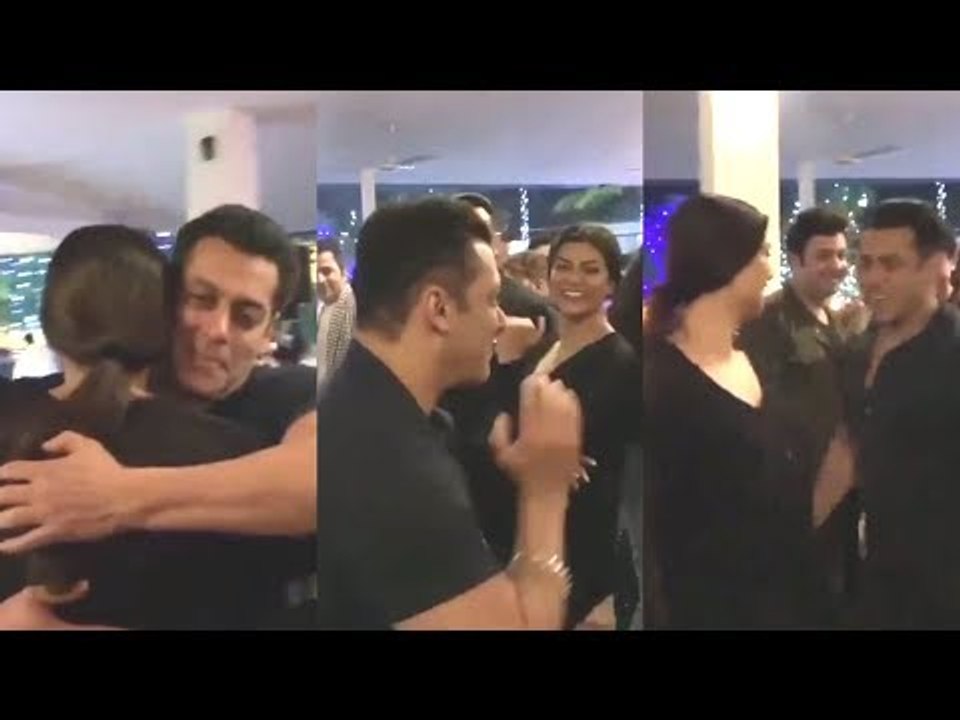 Salman Khan's CRAZY DANCE with Sushmita Sen on his BIRTHDAY at Panvel Farm House