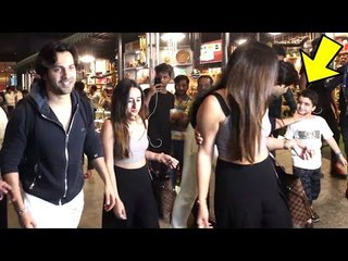 Varun Dhawan SWEET GESTURE For a Little Fan | SPOTTED With GF  Natasha Dalal At Mumbai Airport