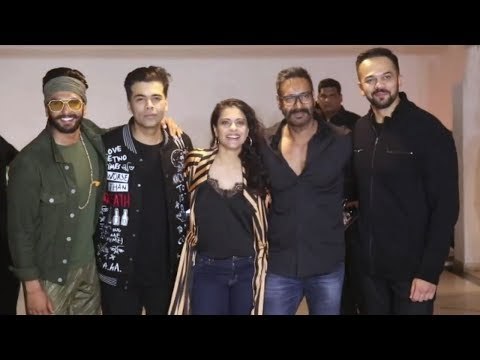 SIMMBA GRAND Success Party Ajay Devgn &Akshay Kumar,Kajol,Ranveer,Rohit shetty,karan Johar,Sara
