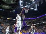 LeBron delivers drive and dunk