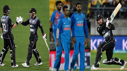 இந்தியாவுக்கு பெரிய இலக்கை நிர்ணயித்த  நியூசிலாந்து- வீடியோ