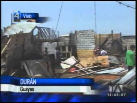 Ocho casa quemadas fue el resultado de un incendio en Durán