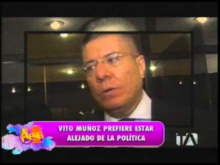 ¿Vito Muñoz a la política? "Te lo agradezco pero no"