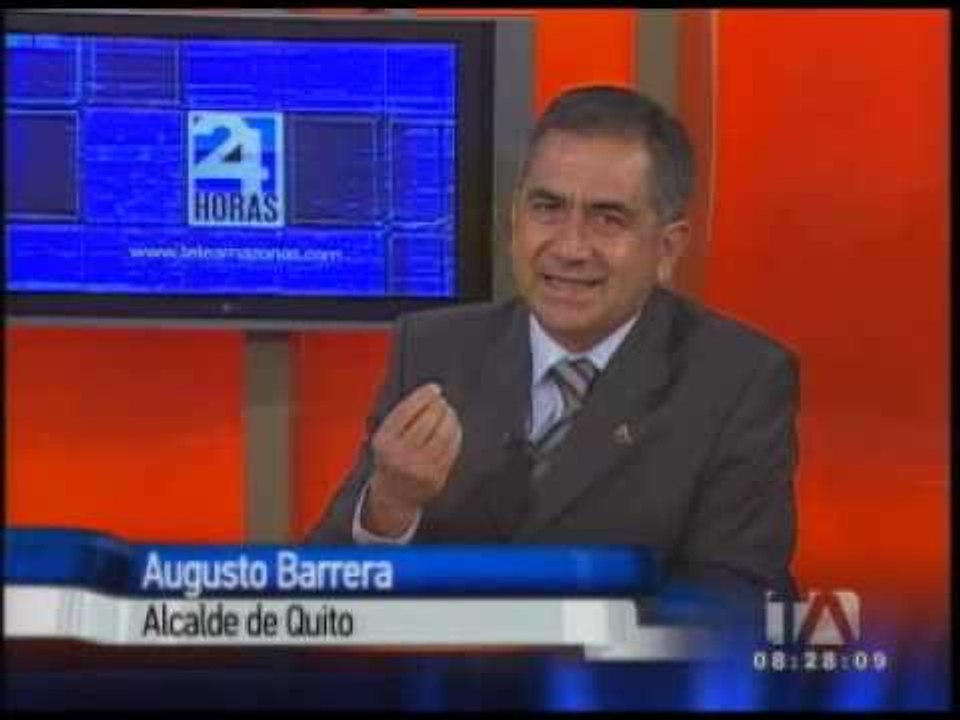 Entrevista al Alcalde de Quito, sobre las fiest...