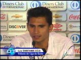 Liga de Quito presentó a Luis Fernando Saritama como nueva contratación