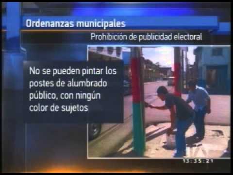 CNE pide que se cumpla la ordenanza municipal durante campaña electoral