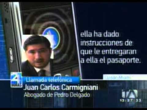 Niegan el canje del pasaporte diplomático de Pedro Delgado