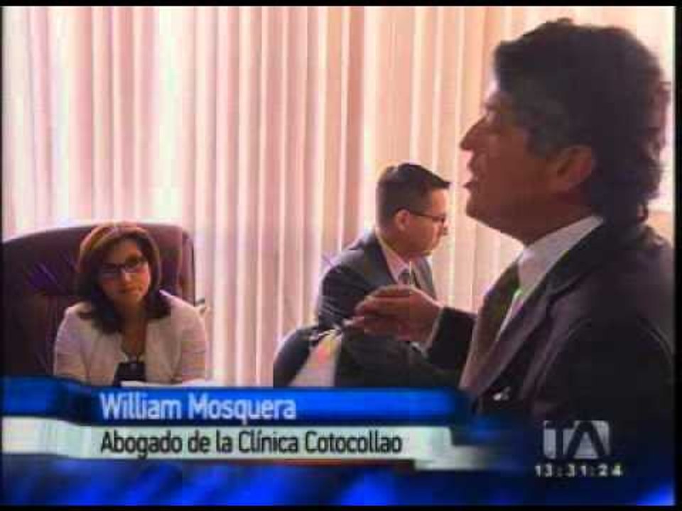 Descartan existencia de bacterias en la clínica...