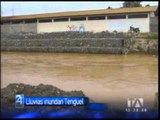 Tenguel sufre inundaciones por las fuertes lluvias