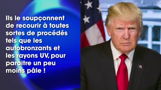 L'explication totalement folle de la Maison Blanche pour expliquer le bronzage de Donald Trump